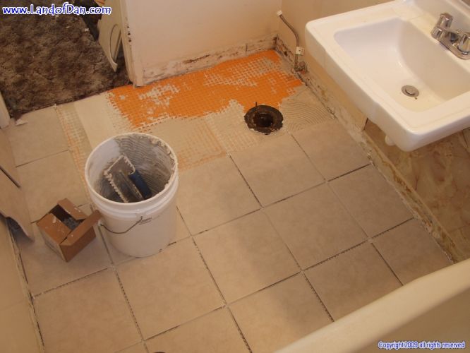 ceramic tile installation
