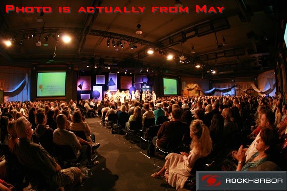 RockHarbor Sunday service