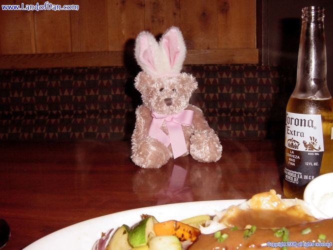Bunny-Bear my Dinner date